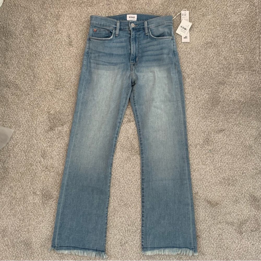 Hudson Blair High Rise Bootcut Crop Jeans